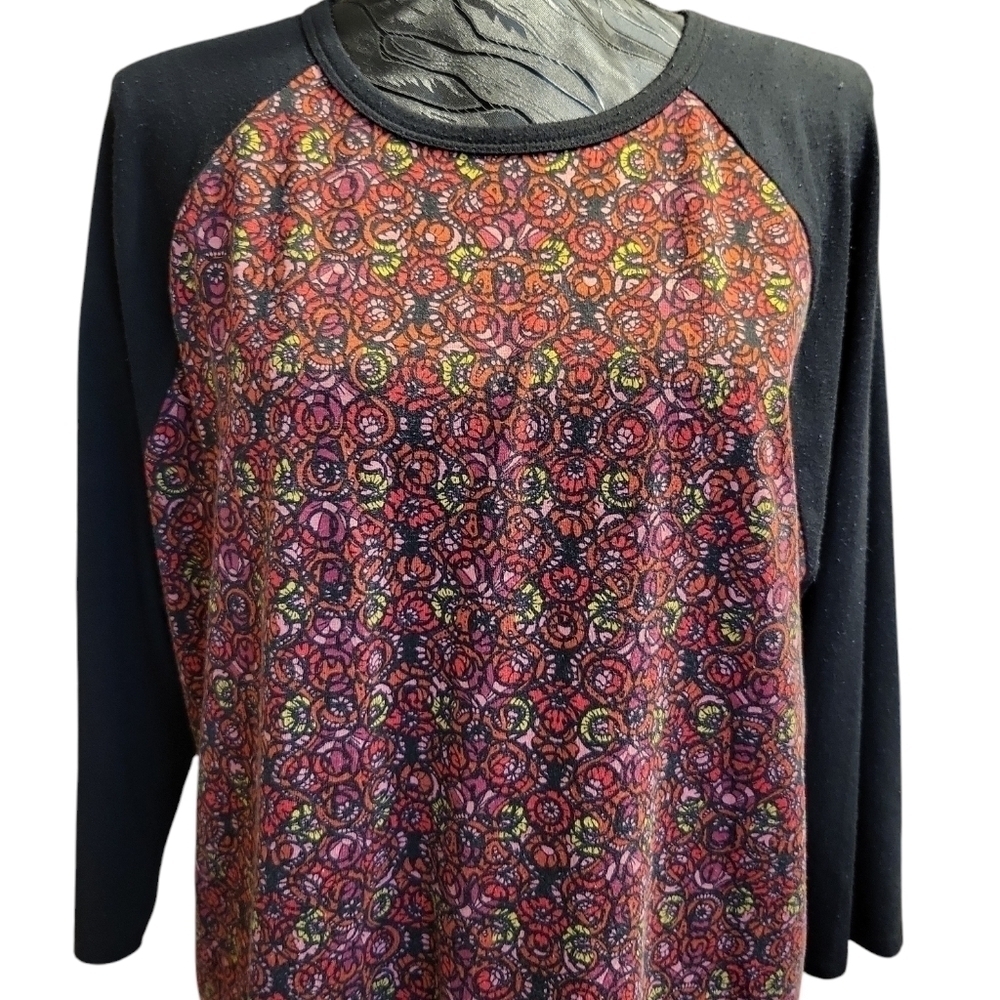Lularoe XL Randy style baseball style sleeve - Picture 2 of 10
